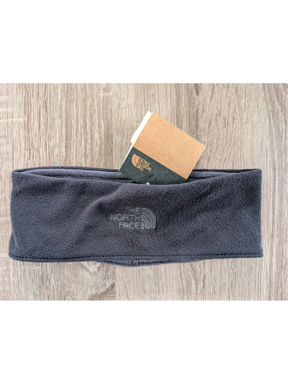 NWT The North Face Standard Issue Ear Gear Fleece Headband Black Reversible